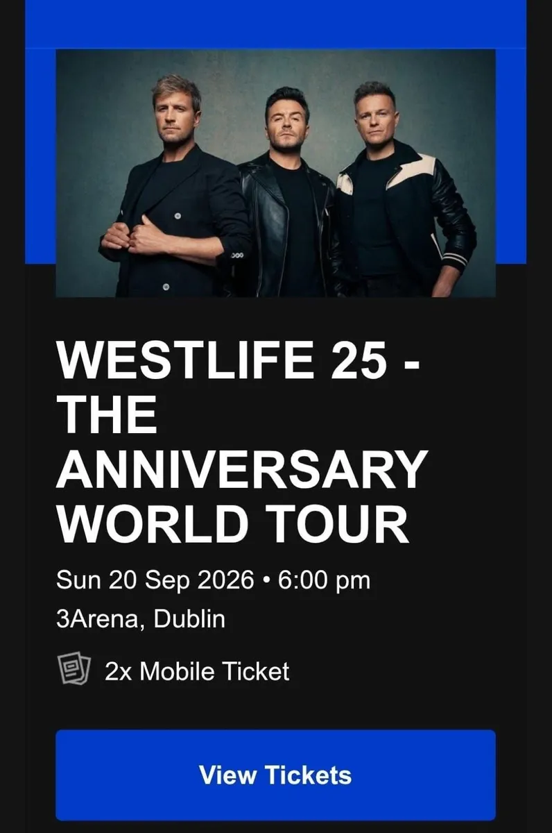Concert tickets