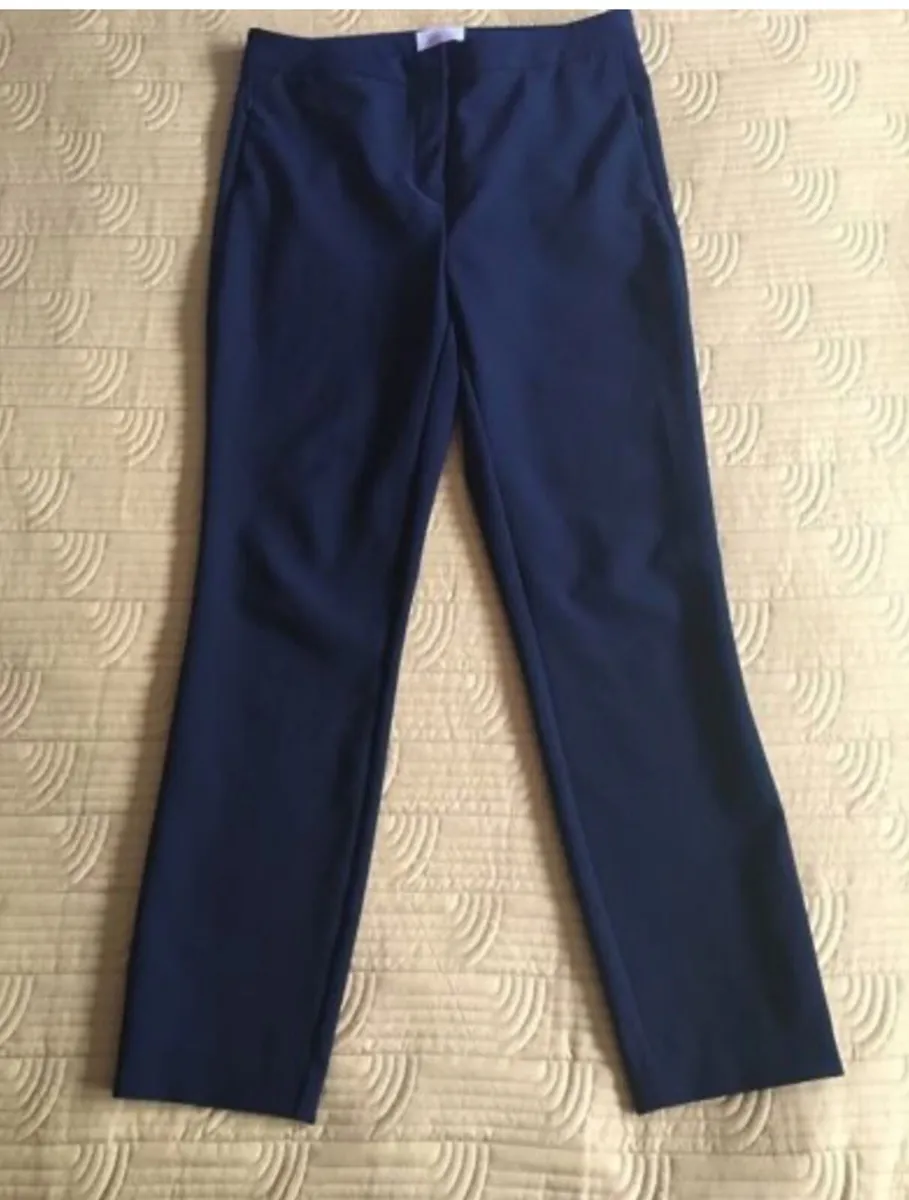 Savida Navy Trousers Size 12 - Image 1