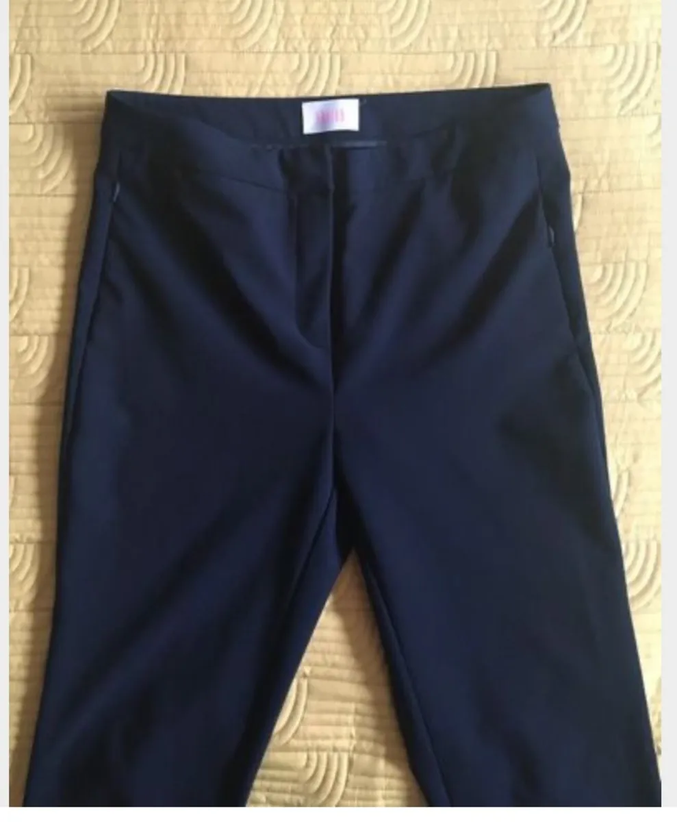 Savida Navy Trousers Size 12 - Image 2