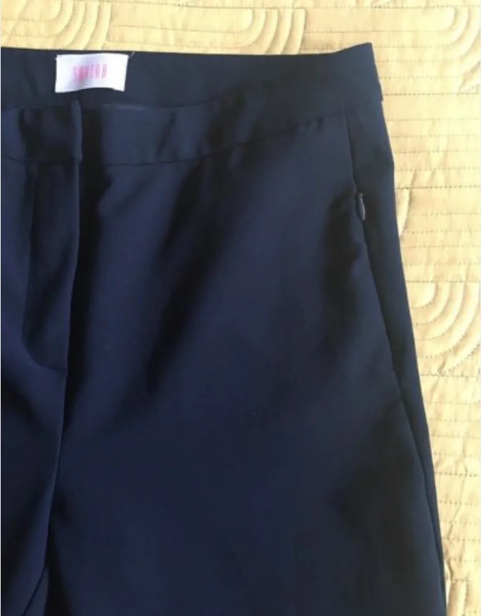 Savida Navy Trousers Size 12 - Image 3