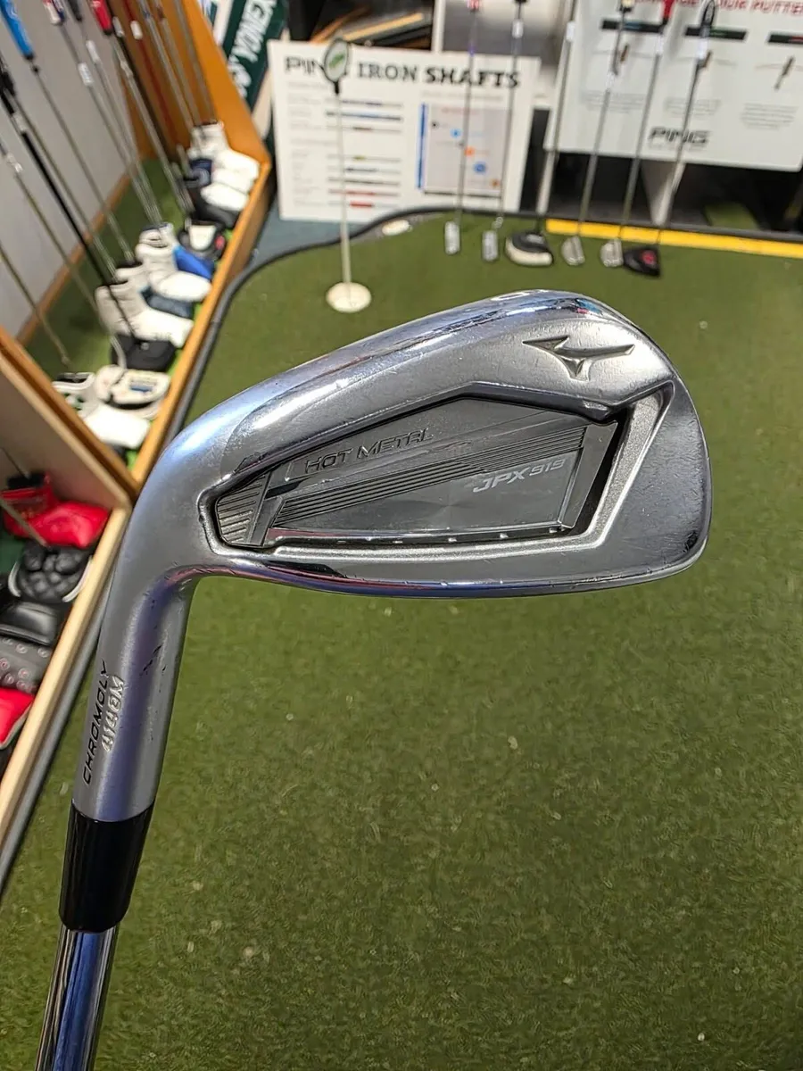 Left Hand Mizuno Jpx Hot Metal 919 Irons - Image 1
