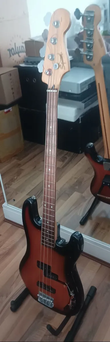 Squier P-Bass Guitar for Parts/Repair - Image 1