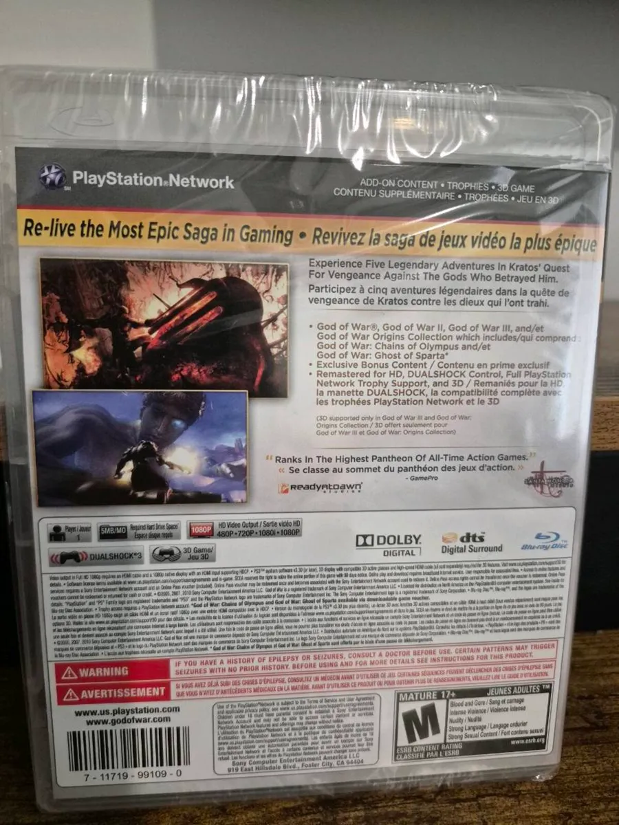 God of War Saga - New - Sealed - PS3 - Image 2