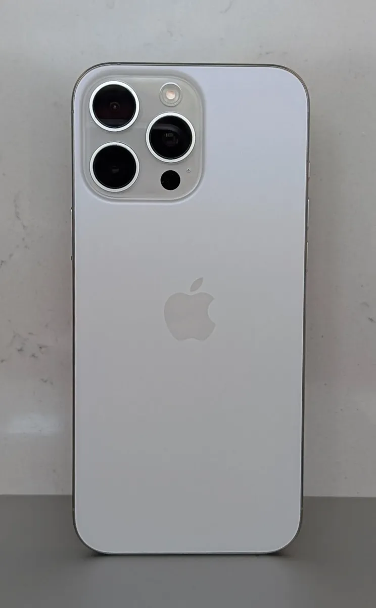 iPhone 16 Pro Max 256GB White Titanium 96% Battery - Image 1