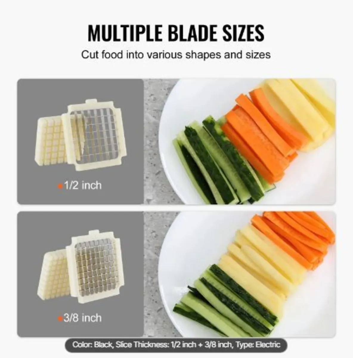 Electric French Fry Cutter, Potato Slicer - Image 4