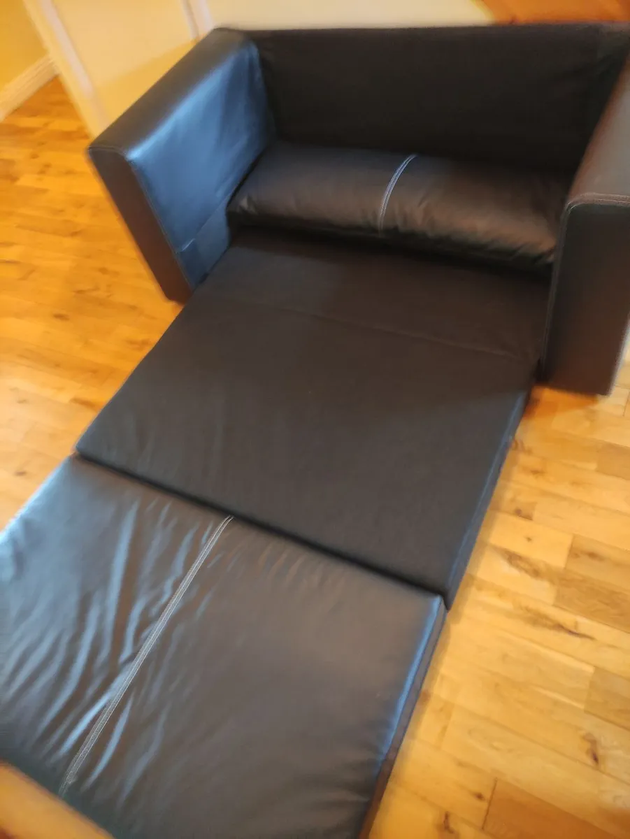 IKEA ASKEBY 2-Seat Sofa Bed – Black (Perfec - Image 2