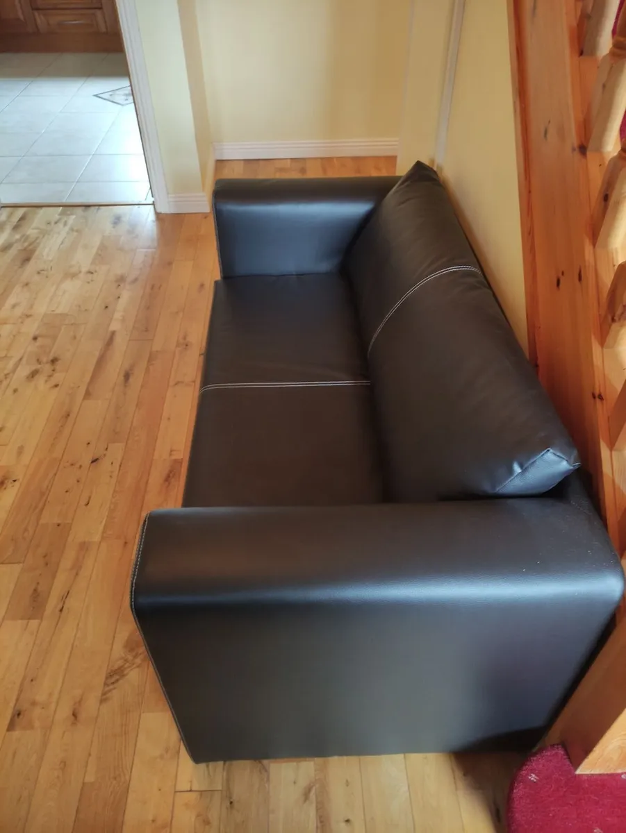 IKEA ASKEBY 2-Seat Sofa Bed – Black (Perfec - Image 3
