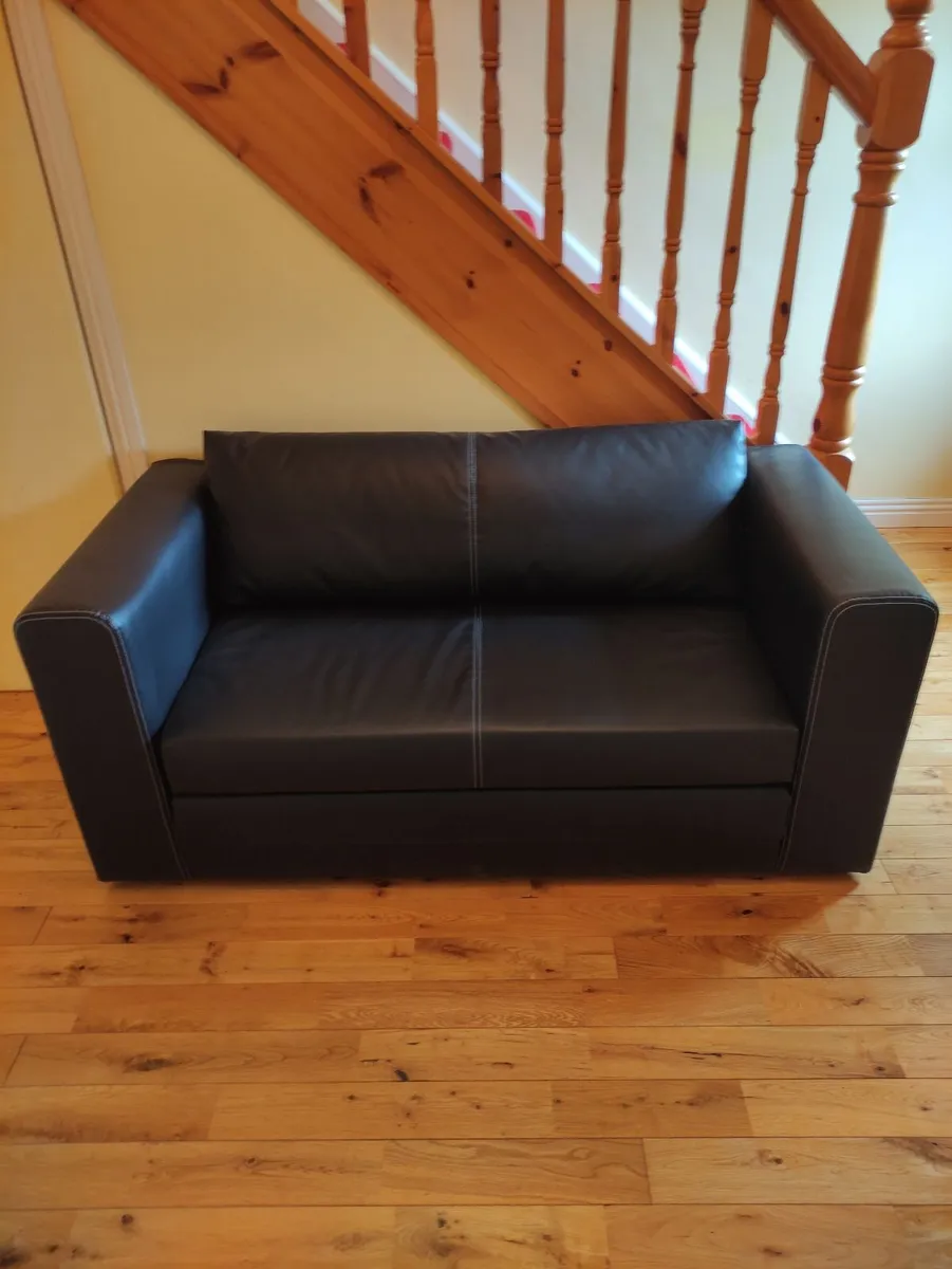 IKEA ASKEBY 2-Seat Sofa Bed – Black (Perfec - Image 1