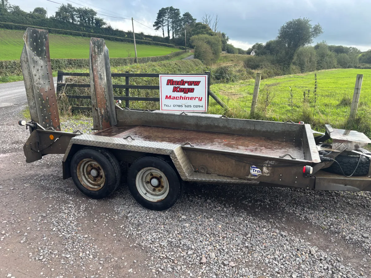 Ifor williams 10ft x 5ft 4” plant trailer - Image 2