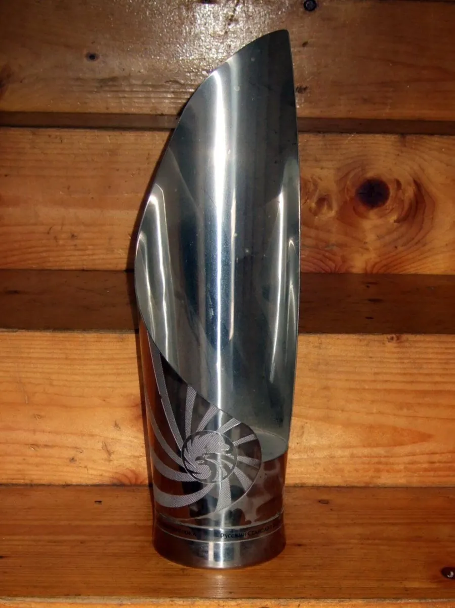 Rare Russian Standard Vodka Chromed LED Uplighter - Image 1