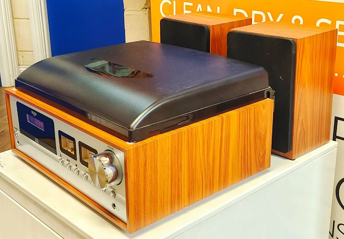 Bush Retro Record Player + CD, Radio & Speakers 🎵 - Image 2
