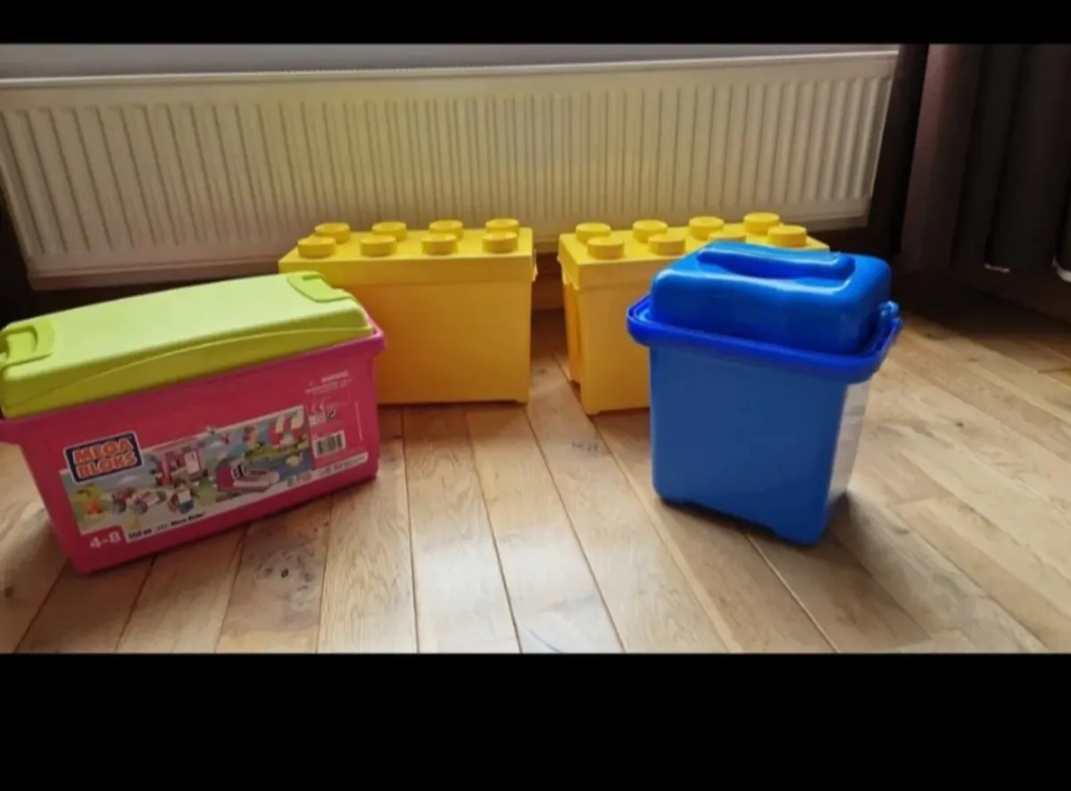 4 lego storage containers - Image 1