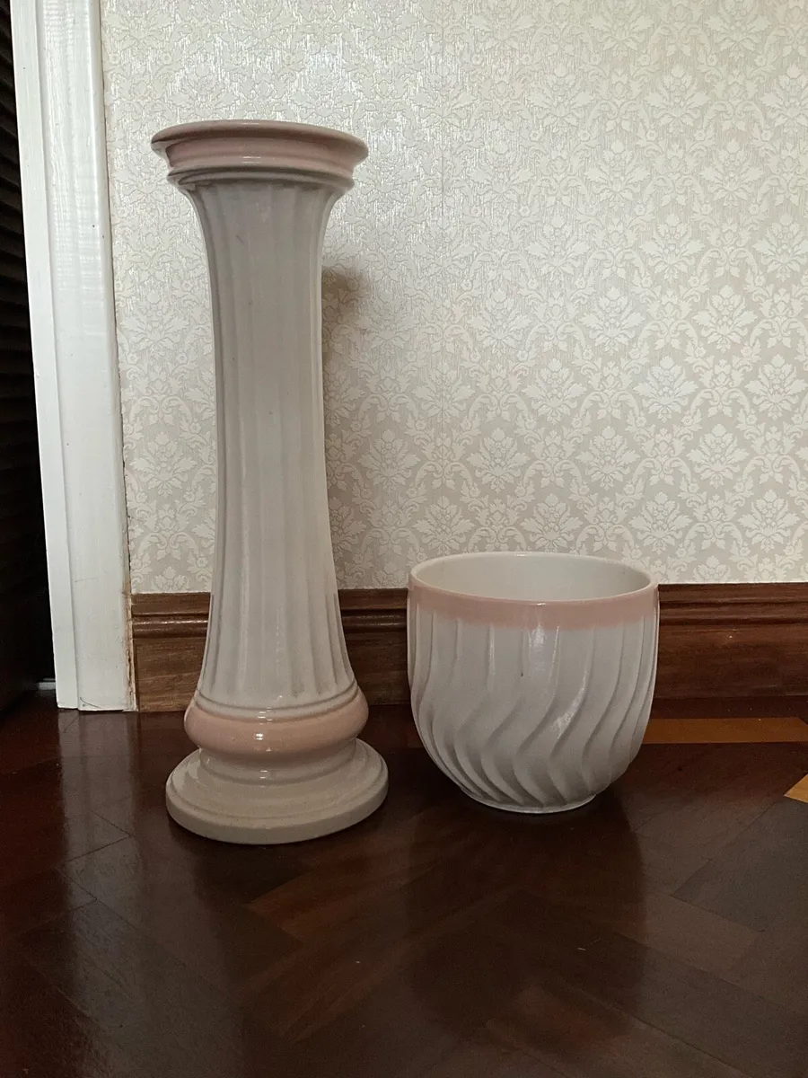 Jardiniere with Matching Stand - Image 1
