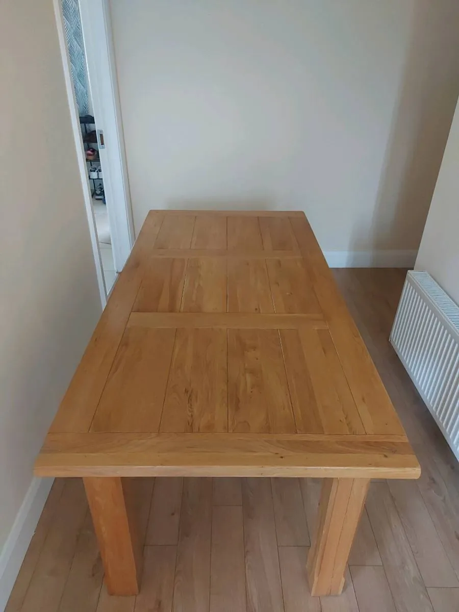 Solid oak table - Image 3