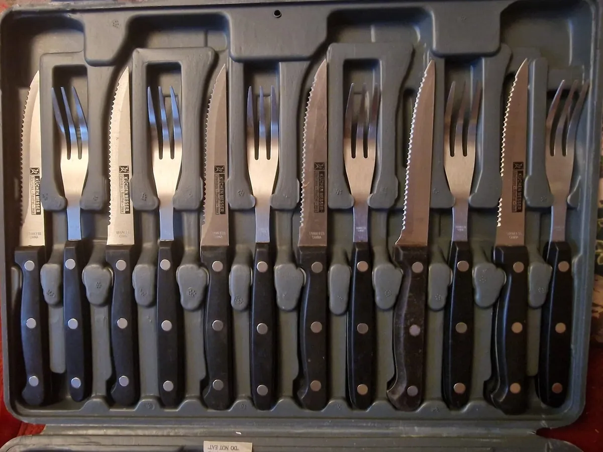 Steak and Kitchen Knife set - Image 2