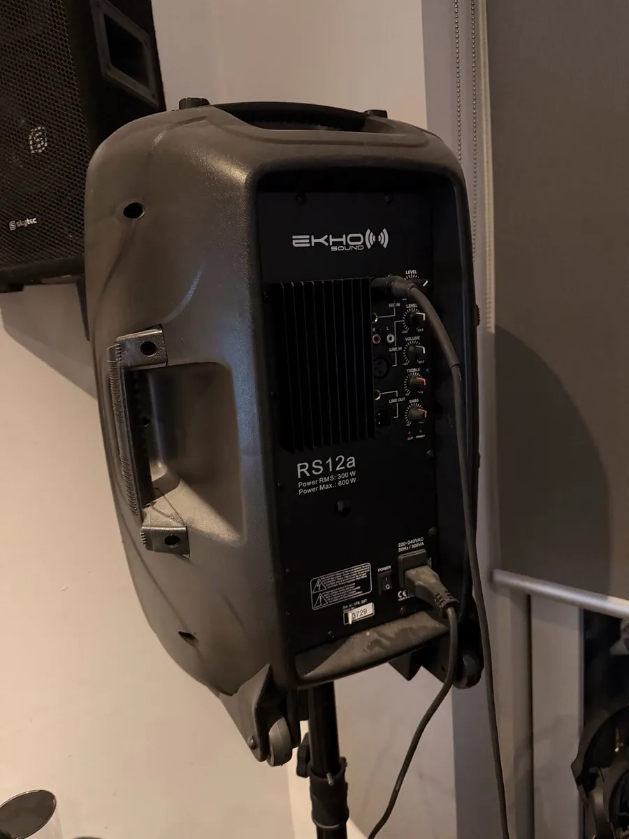 EKHO Sound RS12a Active PA Speaker + Stand - Image 4
