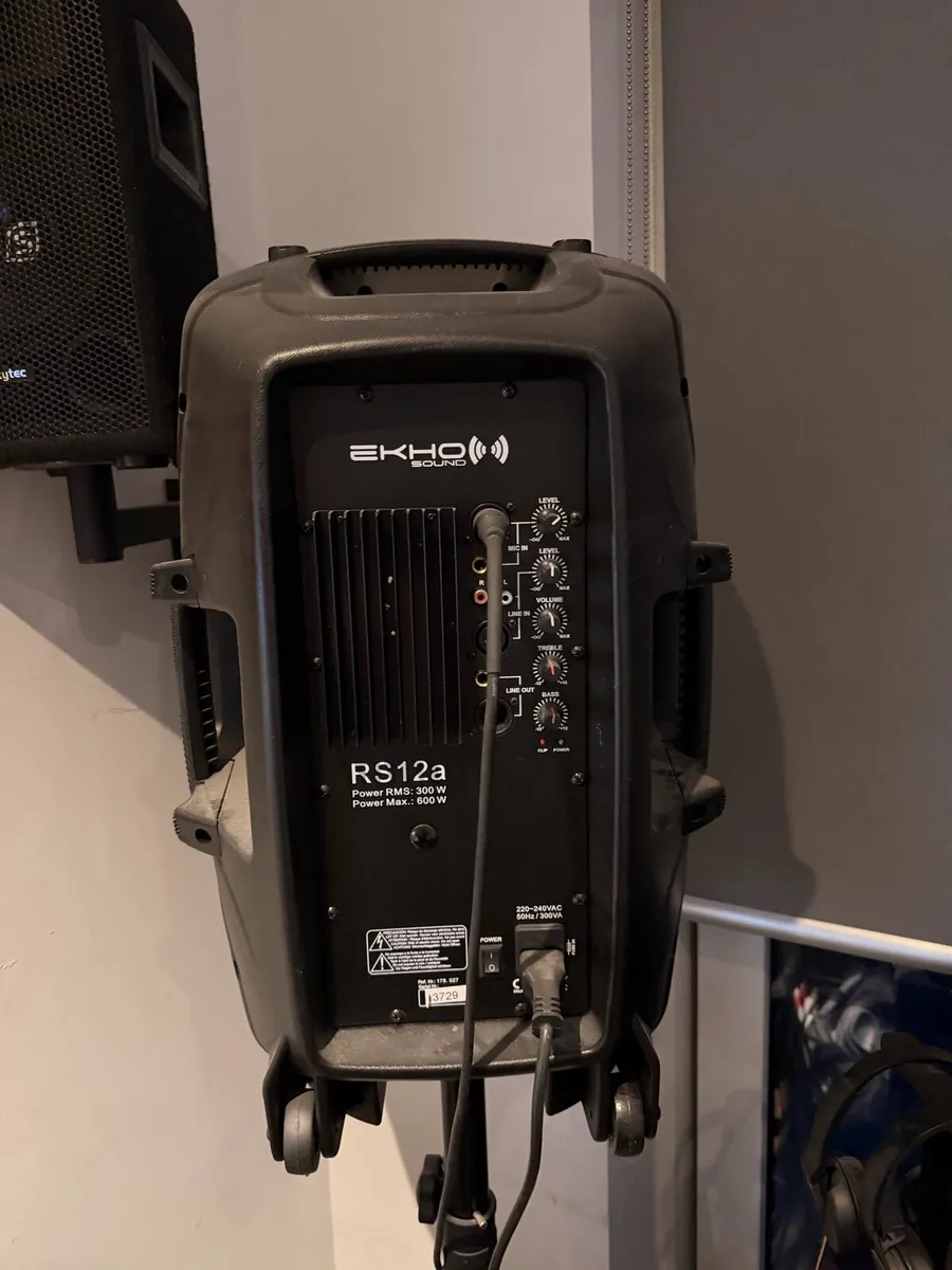 EKHO Sound RS12a Active PA Speaker + Stand - Image 2