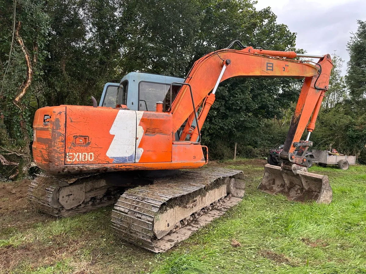 Hitachi EX100-3 digger - Image 3