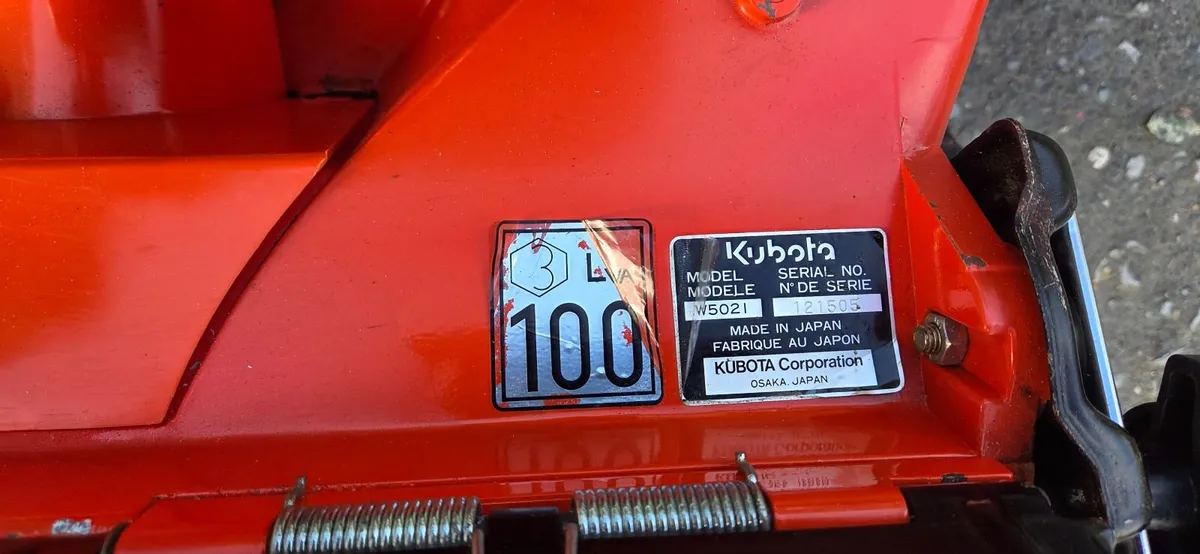 Kubota mower - Image 2