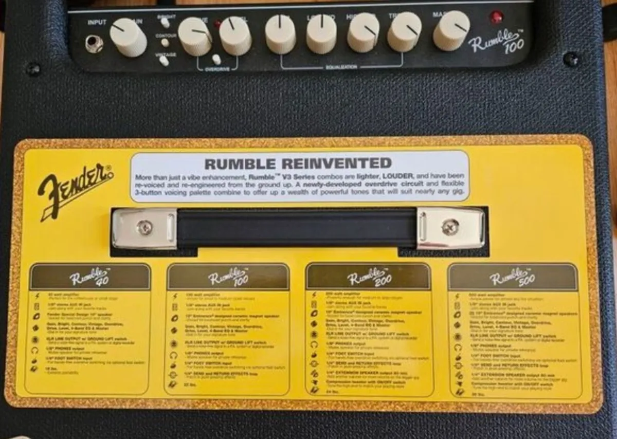 Fender Rumble 100 V3 Bass Amp - Image 2