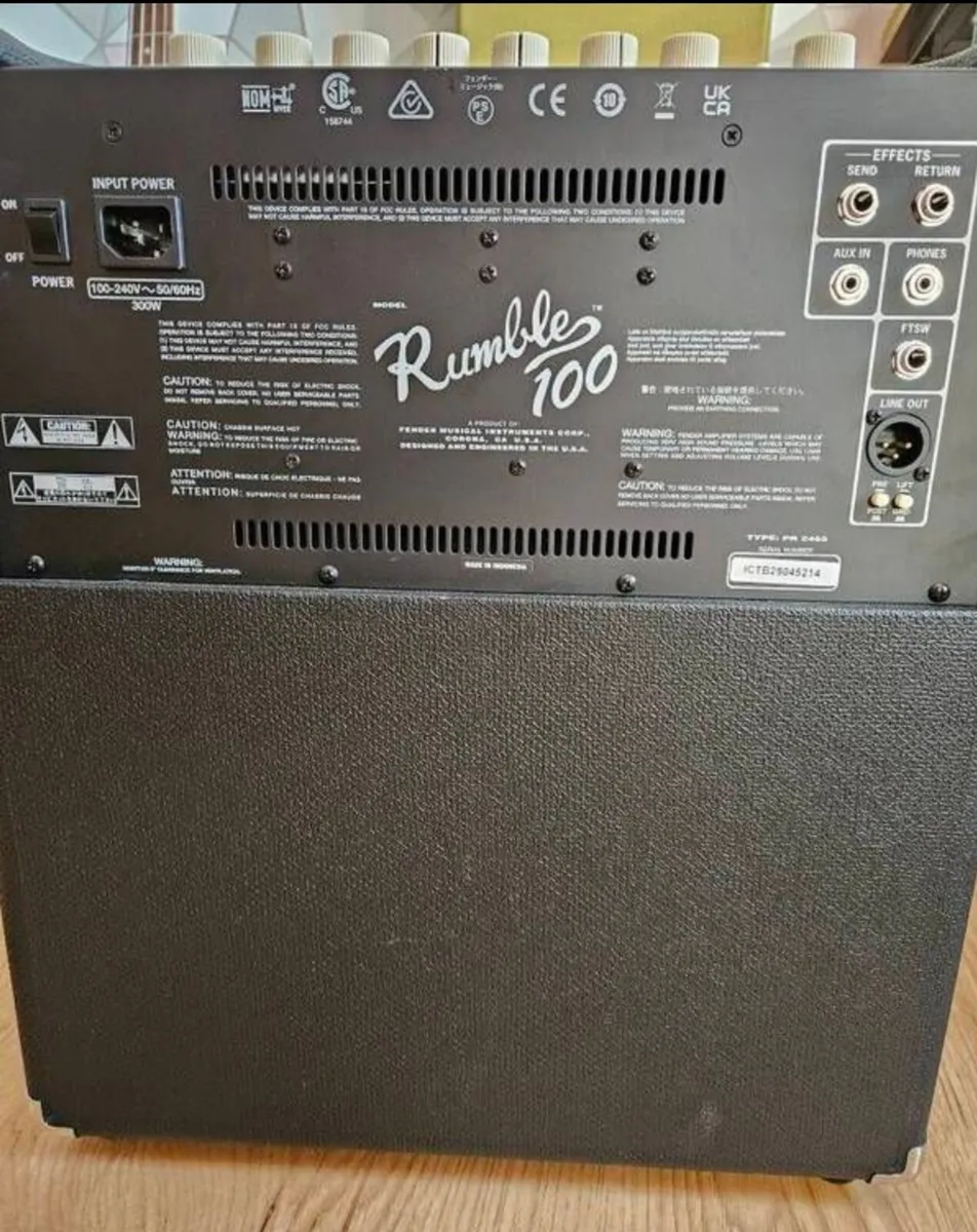Fender Rumble 100 V3 Bass Amp - Image 3