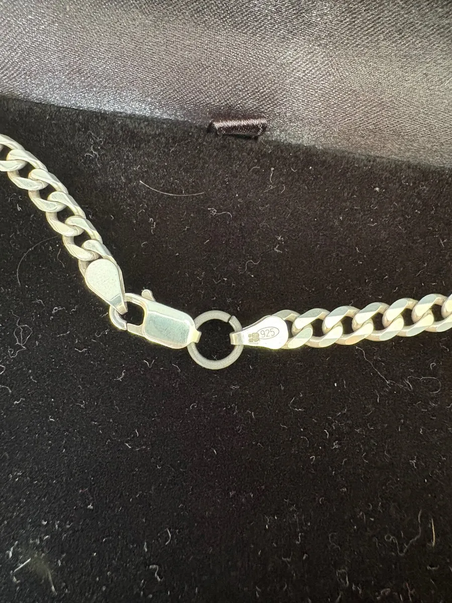 925 Sterling Silver Elegant Gems Chain – Pristine - Image 2