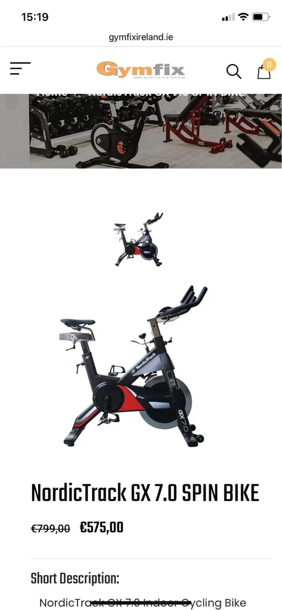 Nordictrack Spin Bike - Image 3