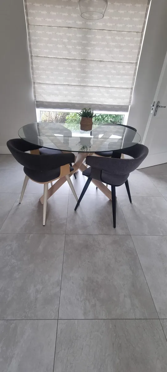 Glass Kitchen Table - Image 2