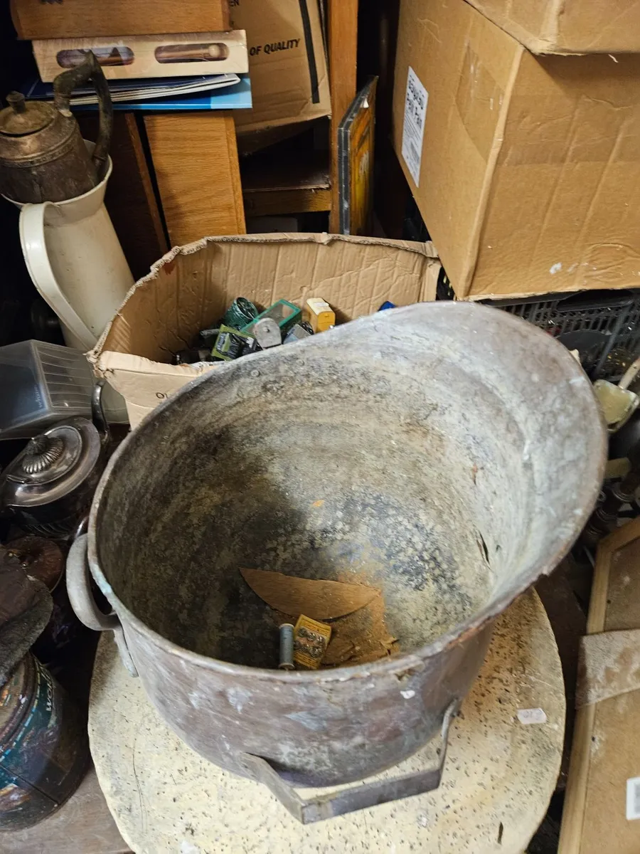 Vintage Copper Coal Bucket - Image 4