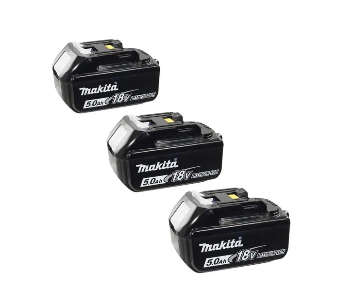 Makita BL1850 18V 5.0Ah LXT Li-Ion Battery (x3)
