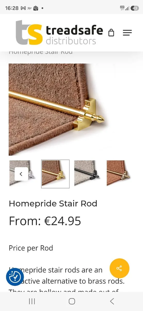 Stair rods new x14 - Image 1