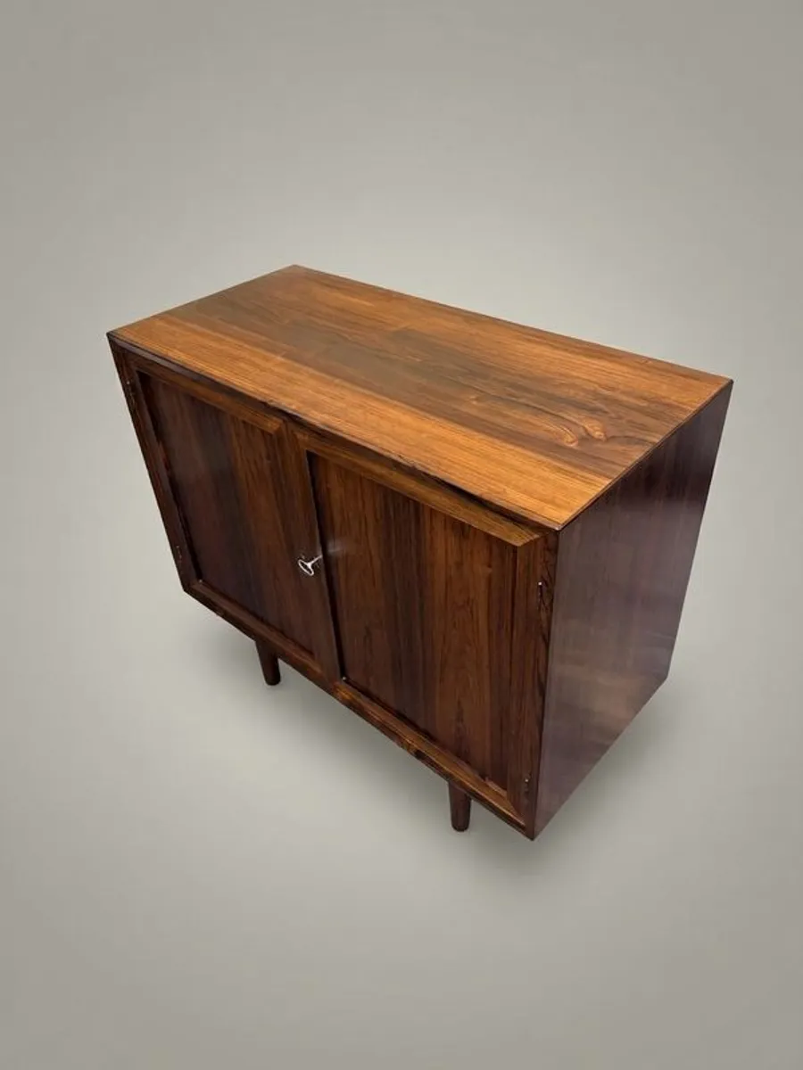 FLASH SALE ! Was 1100 now 875 ! 1960s Lyby Mobler Danish Compact Sideboard in Rosewood - Image 4