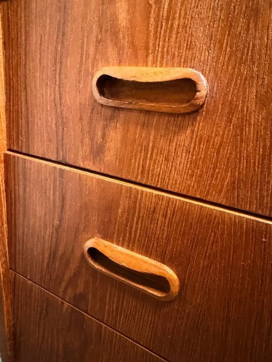FLASH SALE ! Was 895 now 780 ! Stylish and Practical Danish Teak Secretary Desk - Image 3