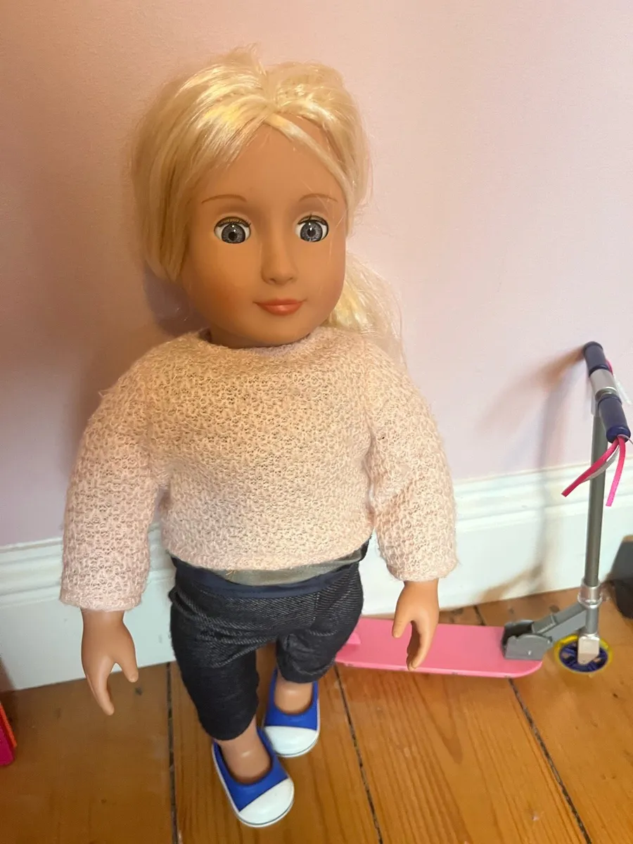 Our generation doll and scooter