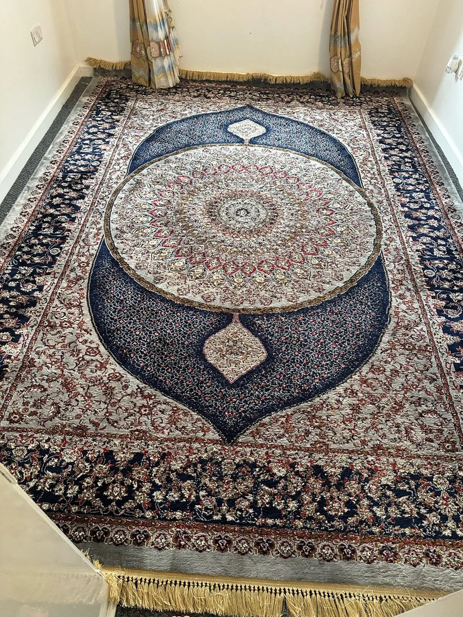 Turk Abrisham Rug carpet  250+350 - Image 3