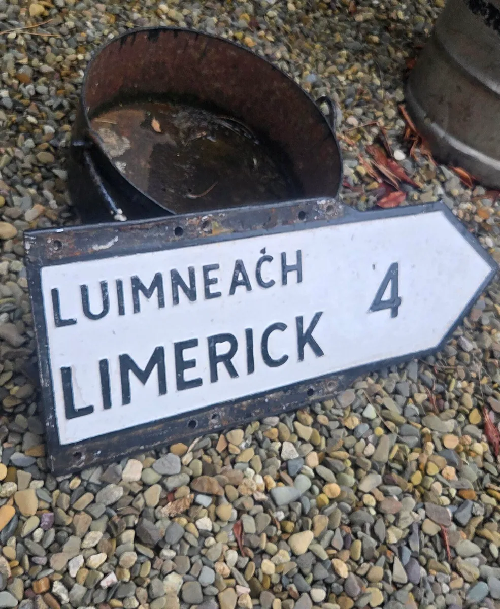 Old  original  road sign FOR  SALE - Image 2