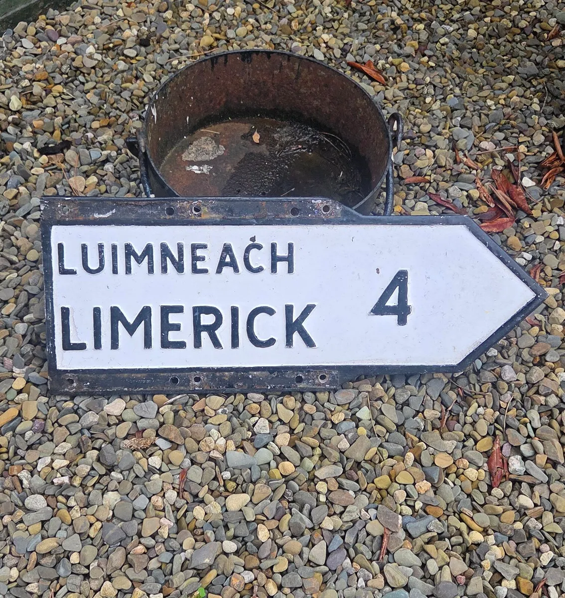 Old  original  road sign FOR  SALE - Image 1