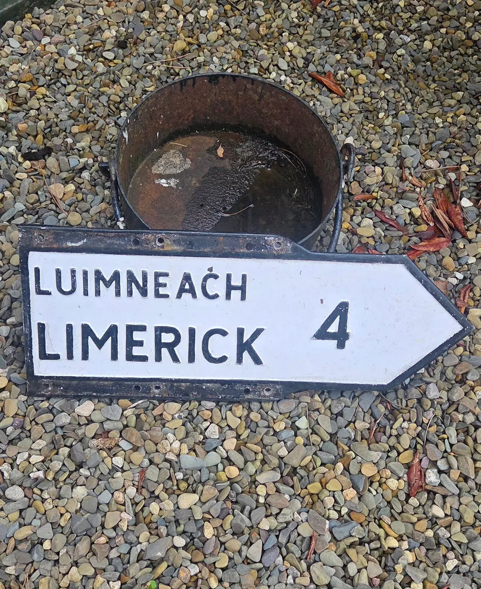 Old  original  road sign FOR  SALE - Image 4