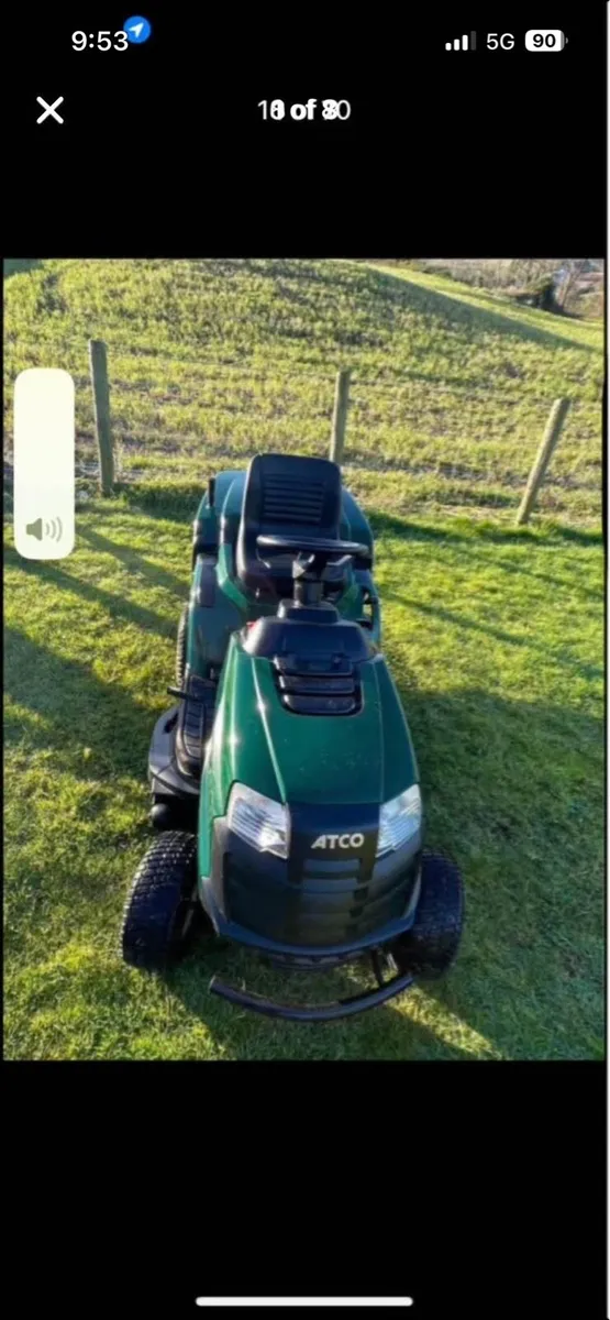 Ride on lawnmower - Image 1