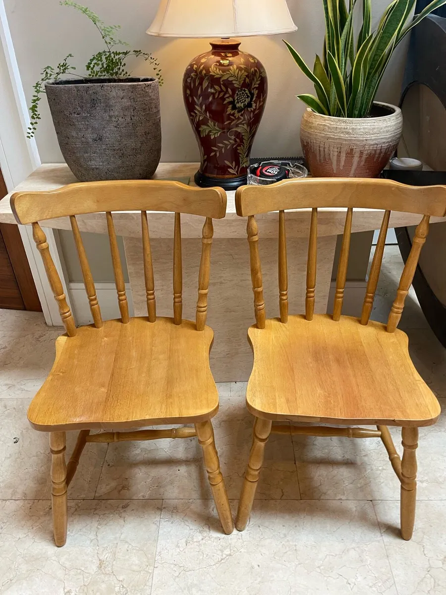 Various Single & Pairs Of Kitchen Dining Chairs - Image 2
