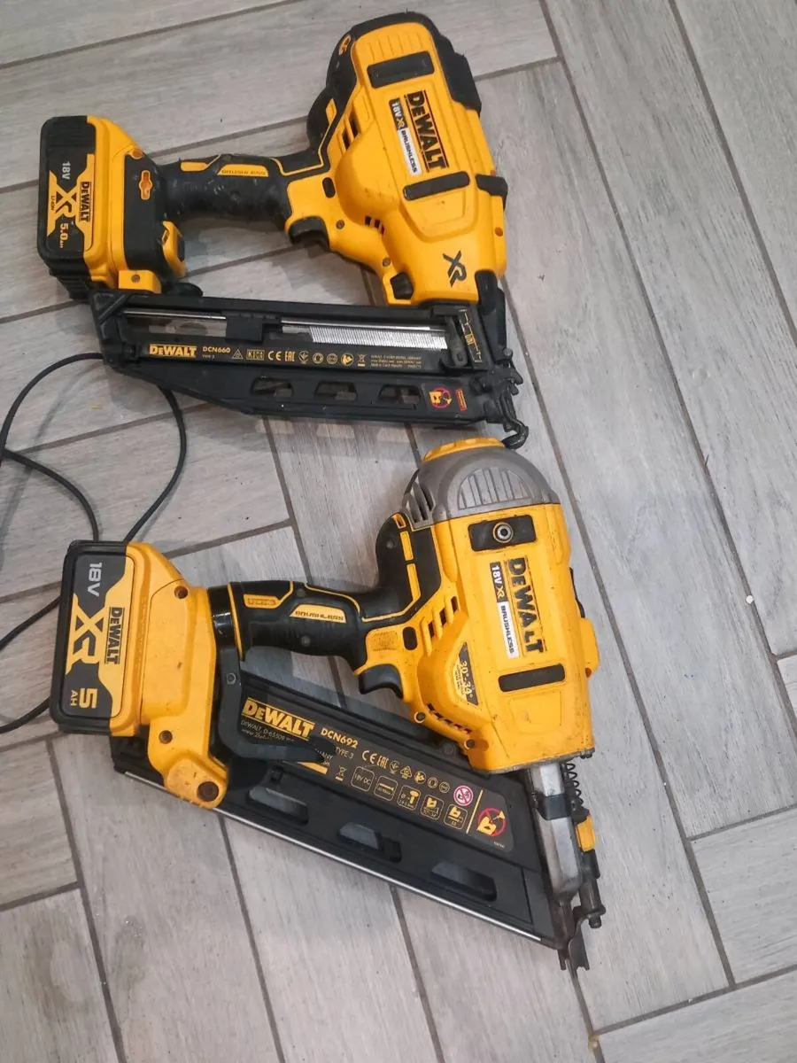 Dewalt cordless nail guns - Image 1