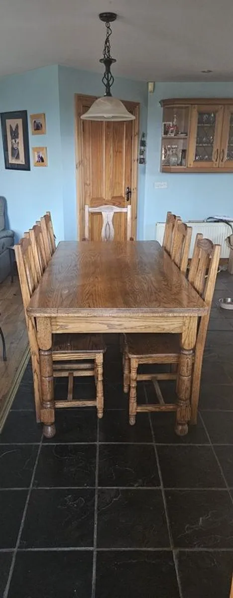 Solid Oak Dining Suite - Image 1