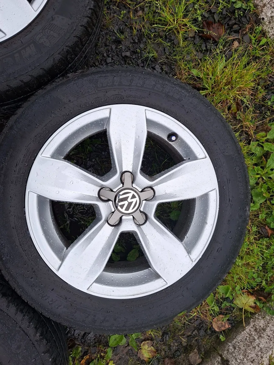 15" Vw Polo Alloys with tyres - Image 3