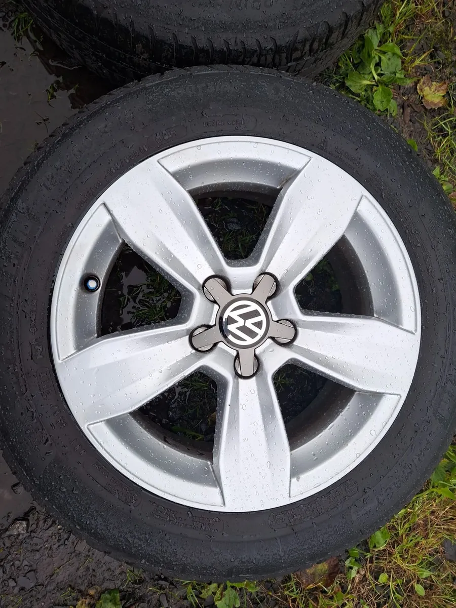 15" Vw Polo Alloys with tyres - Image 4