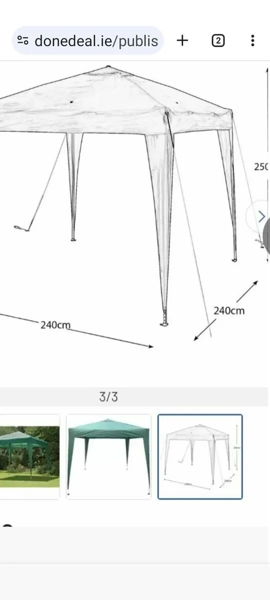 Brand new pop-up gazebo still in box - Image 2