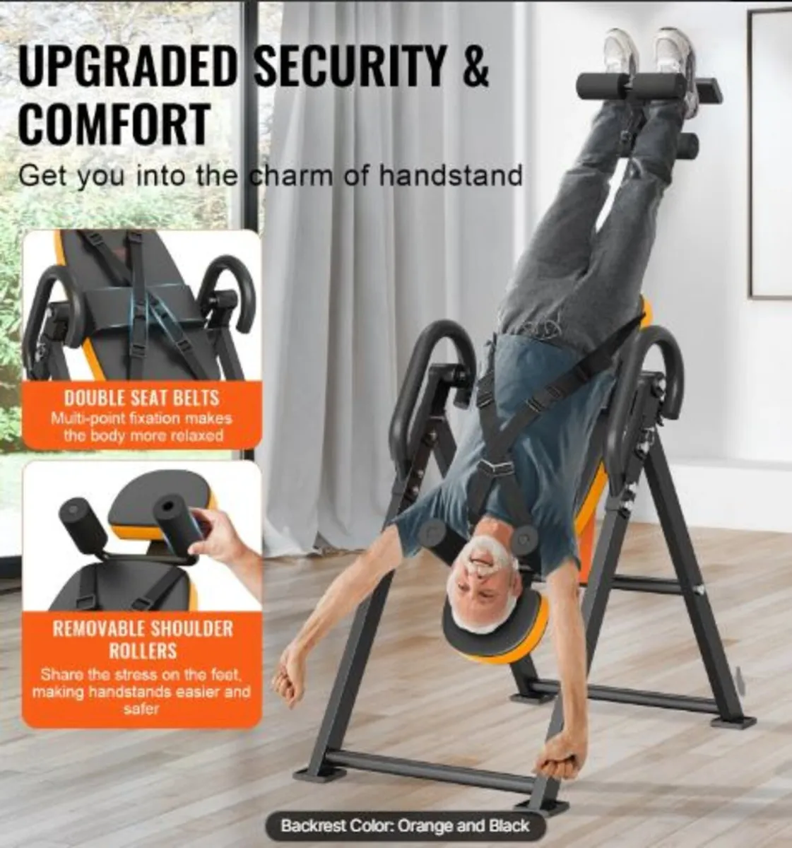 Inversion Table, 300lbs Capacity Heavy Duty - Image 3