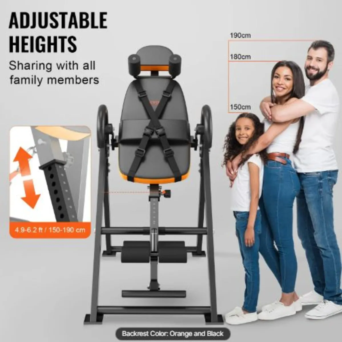 Inversion Table, 300lbs Capacity Heavy Duty - Image 4