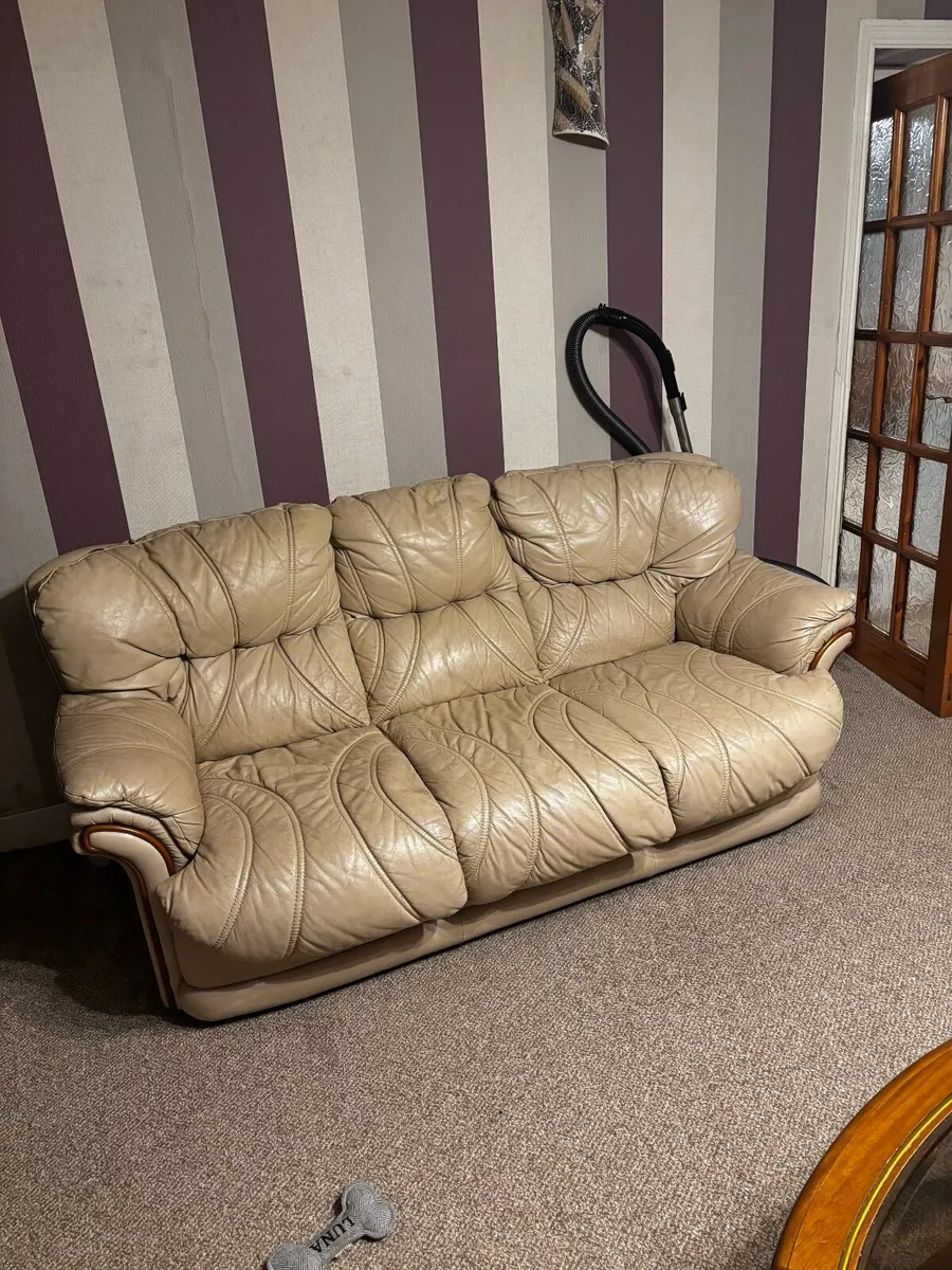 Leather Sofa - Image 1
