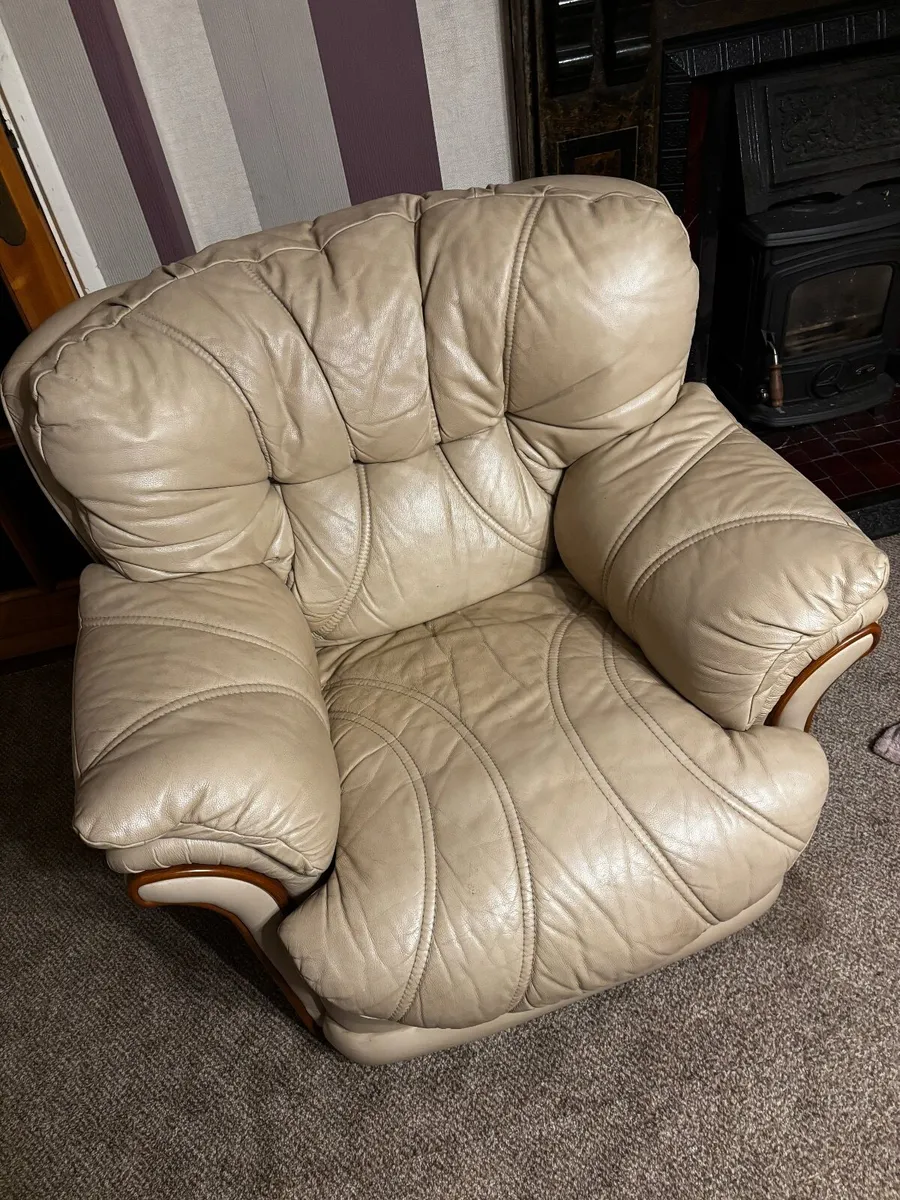 Leather Sofa - Image 3