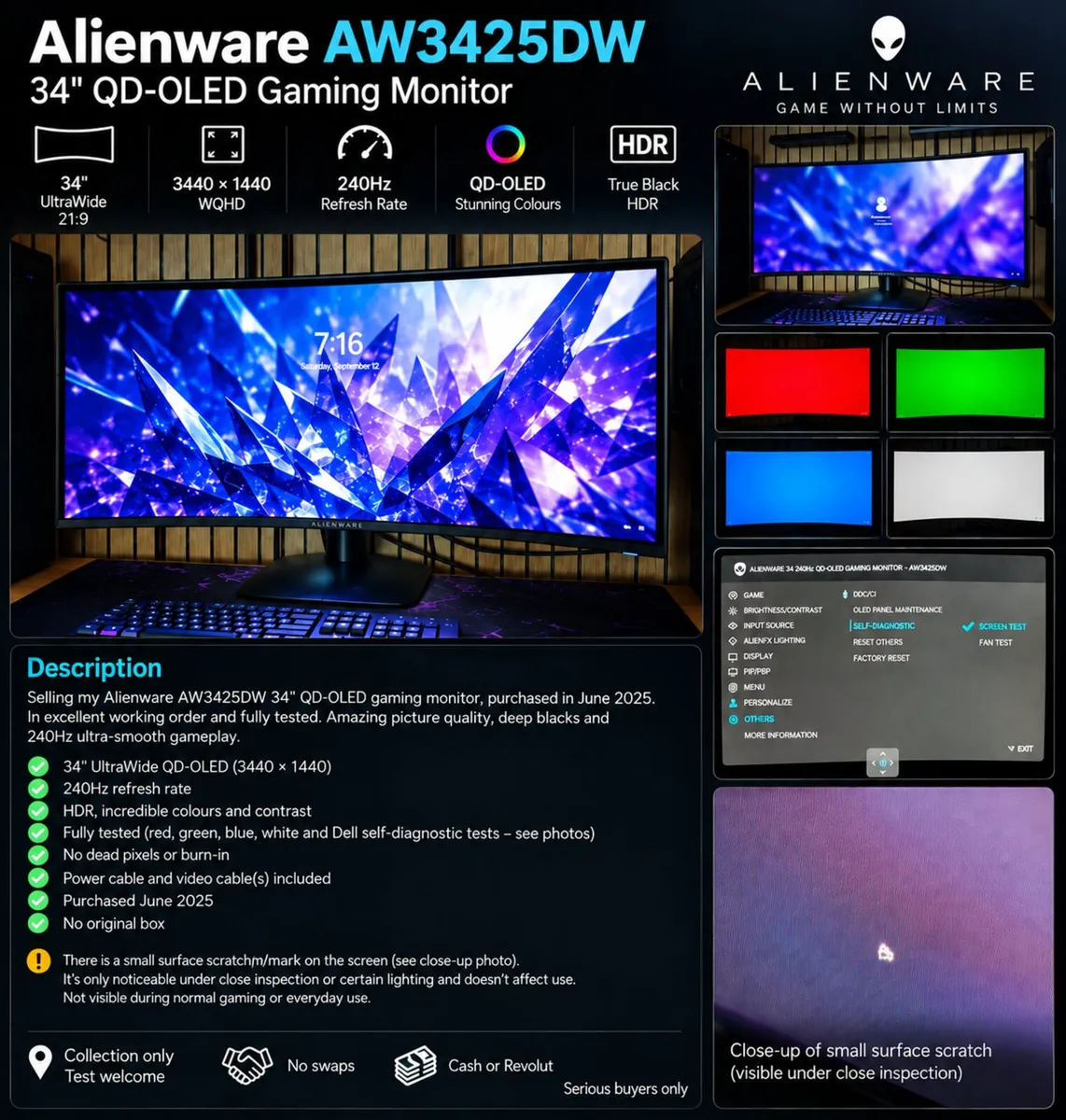 Alienware AW3425DW - Image 1